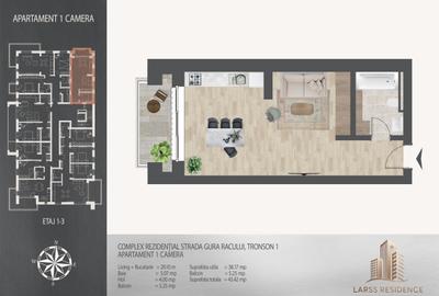 Garsonieră semidecomandată în Theodor Pallady - 3