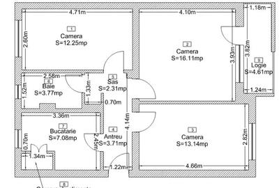 Apartament cu 3 camere decomandat în Gheorgheni - 8