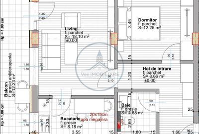 Apartament cu 2 camere în Cetății - 5
