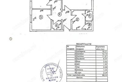 Apartament cu 3 camere decomandat, mobilat în Central - 2