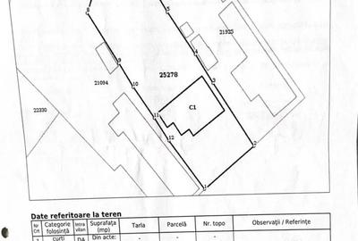 Teren de 790 mp, în Borcea - 2