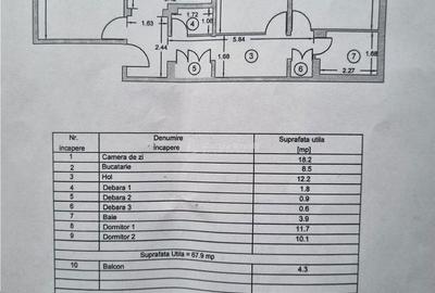 Apartament cu 3 camere decomandat în Libertății - 8