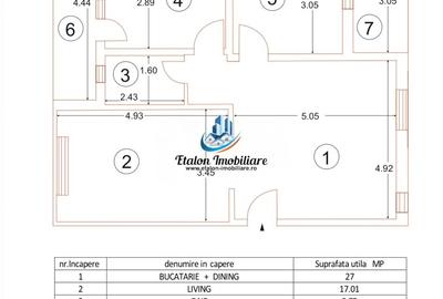 Apartament cu 3 camere decomandat în Precista - 2