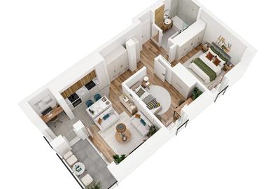 Apartament cu 2 camere în Baciu - 2