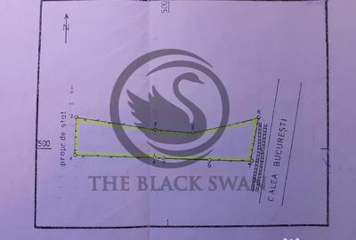 Teren de 1170 mp, în Calea București - 2