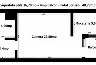 Eforie Nord Acapulco-Garsoniera 40,70mp mobilata-utilata tot - 1