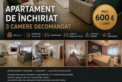 Apartament cu 3 camere decomandat în Traian - 1