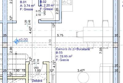 Duplex cu 3 camere cu Canalizare în Chișoda - 4
