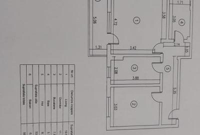 Apartament cu 2 camere decomandat, mobilat în Bragadiru