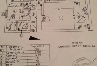 Burebista 3 camere,doua bai,mobilat si utilat ,81 mp+parcare inclusa 0%Comision - 27