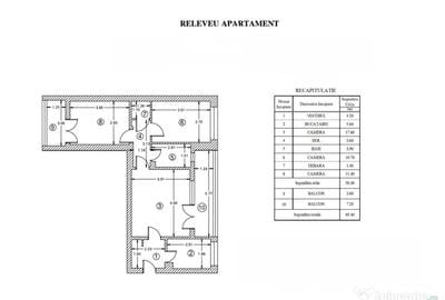 Apartament cu 3 camere decomandat în Gorjului - 3