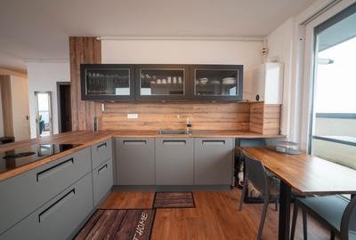 Penthouse cu 3 camere semidecomandat, mobilat în Torontalului - 7