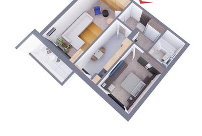 RECO Apartament cu 2 camere- NOU - la cheie-zona Metro - 1