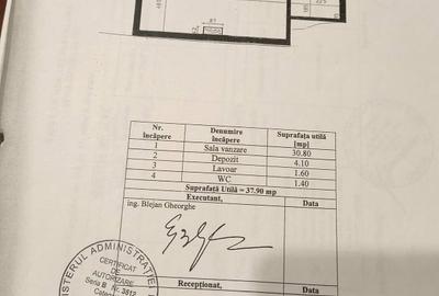 Spațiu comercial, de 38 mp, în Giurgiului