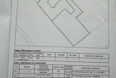 Casă individuală cu 4 camere cu Canalizare în Central