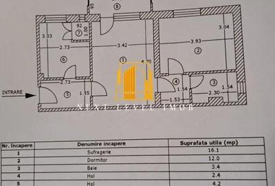 Apartament cu 2 camere semidecomandat în Mărășești - 1