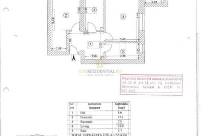 Apartament cu 2 camere decomandat, mobilat în Metalurgiei - 11