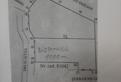 Teren de 2300 mp, în Valea Iașului - 2