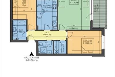 Apartament cu 3 camere decomandat în Prelungirea Ghencea - 9