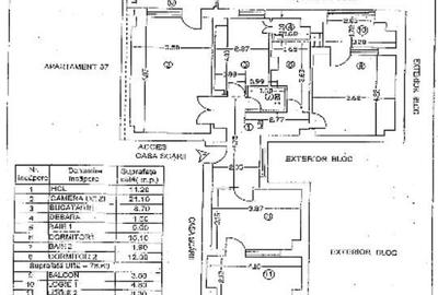 Apartament cu 3 camere decomandat în Bacău de Mijloc - 1