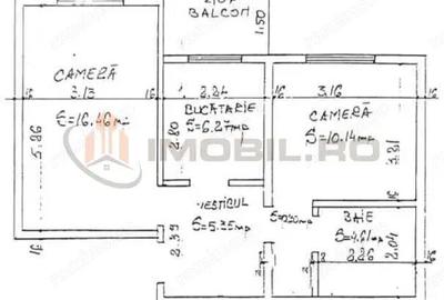 Apartament cu 2 camere decomandat în Ultracentral