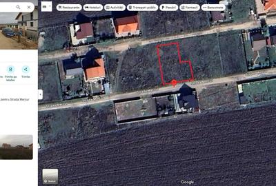 Teren de 781 mp, în Exterior Vest