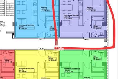 Apartament cu 2 camere decomandat în Central