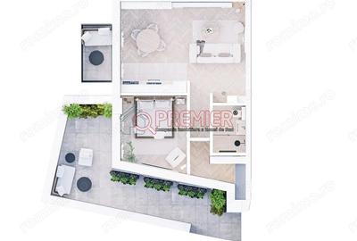 Serban Voda - Carol - Tineretului - 2 camere cu terasa - 3