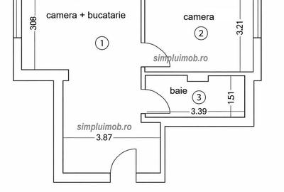 Apartament cu 2 camere în Ultracentral - 3
