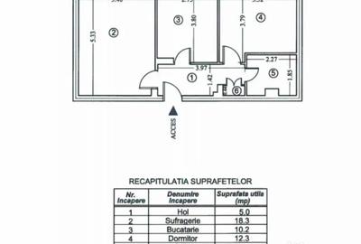 Apartament cu 2 camere decomandat în Central - 9