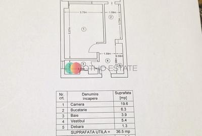 Garsoniera Spatioasa | Militari - Lujerului | Bloc 1986 | 43 Mp - 8