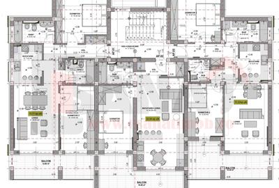 Apartament cu 27 camere decomandat în Aeroport - 14