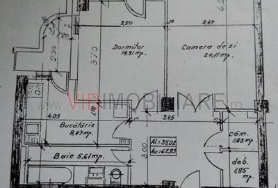 Bld Unirii Stradal - Piata Alba Iulia - 2 cam - 70mp - CENTRALA PROPRIE - 11