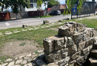 Proprietate UNICA: Casa la rosu cu teren mare si acces la rau