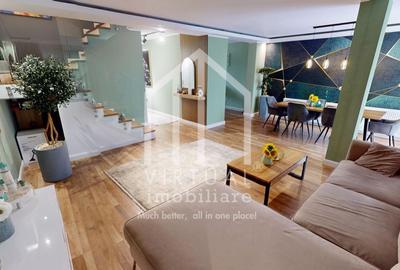 Duplex cu 5 camere, 143mp utili, terasa 44mp, mobilat, Selimbar - 4