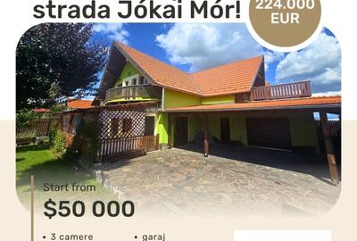 Casă cu 3 camere cu Teren 795 Mp în Central