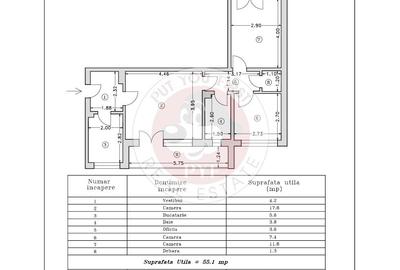 Camil Ressu | 3 camere | Semidec | 2 balcoane | 66mp | B11758 - 1
