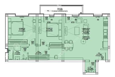 Apartament cu 3 camere 2 bai si balcon etaj 1 zona Doamna Stanca - 8