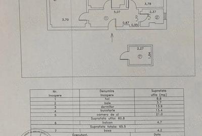 Apartament cu 2 camere decomandat în Buzaului - 1