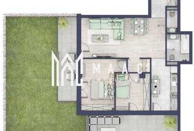 Apartament cu 3 camere nedecomandat în Turnișor - 2