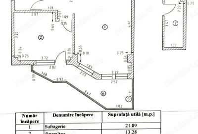 Apartament cu 2 camere decomandat, mobilat în Primo