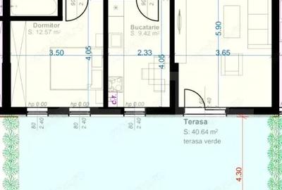 Apartament cu 2 camere decomandat în Aradului - 1