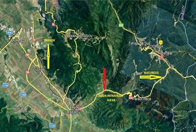 Teren superb intravilan cu PUZ  zona Rasnov Cheile Rasnoavei - 2