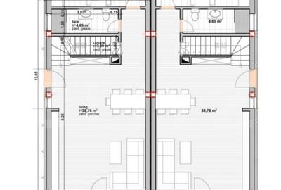Duplex 4 camere, 120mp utili si 250mp teren, in Dezmir Duplex 4 camere, 120mp utili si 250mp teren, in Dezmir - 3