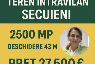 Teren de 2500 mp, în Central