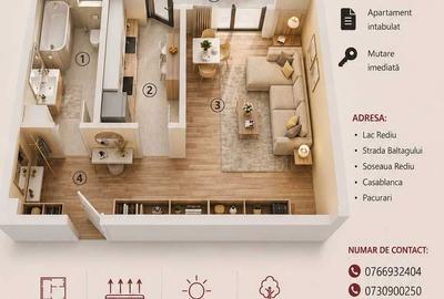 Apartament cu 2 camere decomandat în Păcurari - 1