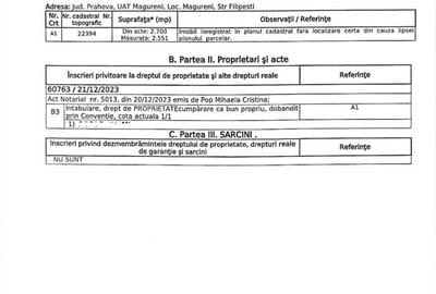 Teren de 2551 mp, în Măgureni - 8