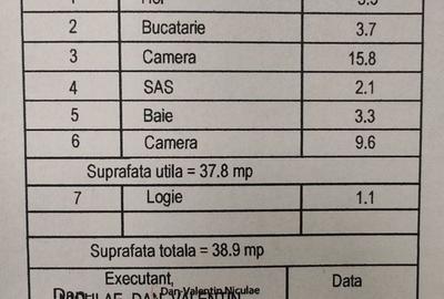 APARTAMENT 2 CAMERE,  SECTOR 4/LUICA, 39 MP, BLOC ANVELOPAT - 2