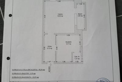 Apartament cu 2 camere semidecomandat, mobilat în Aradului - 1