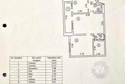 Apartament cu 2 camere semidecomandat în Țiglina 2 - 10